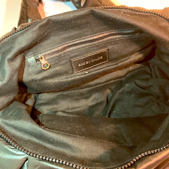 CHLOE Black puffy shoulder bag /brand new! - Picture 11 of 15